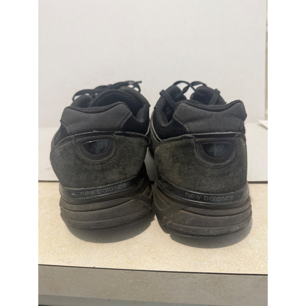 New Balance 990v4 Men Running Shoes 13 Black Good Made in USA M990BB4 - Picture 4 of 9